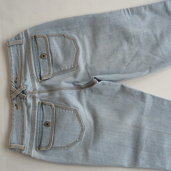 Jeanstar Cuffed Capri Jeans Size 8 Blue - Picture 14 of 16